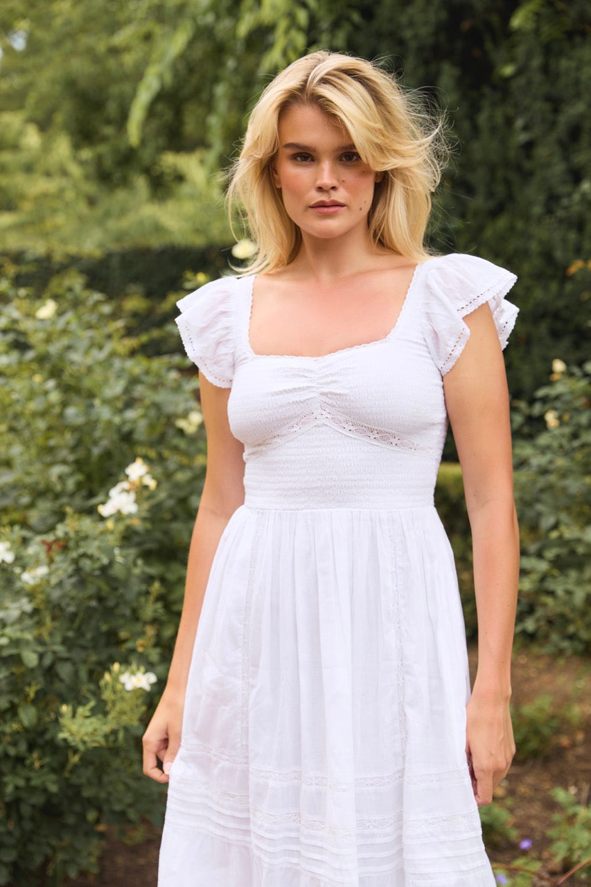 bibiy TALLULAH SUNDRESS ワンピース White DRESS｜Bibiy.